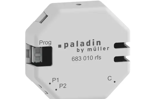 MÜLLER 683 010 rfs KNX RF Pushbutton Interface Paladin 2-fold