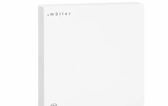 MÜLLER GS 40.11 knx KNX air quality controller Binary and analog inputs | studio white | 80x80 mm