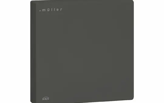 MÜLLER GS 40.11 knx RAL9005 deep black KNX air quality controller Binary and analog inputs | deep black | 80x80 mm