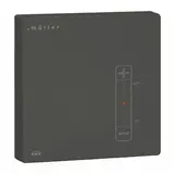 MÜLLER GS 41.01 knxTS KNX air quality controller manual target temperature adjustment | deep black | 80x80 mm
