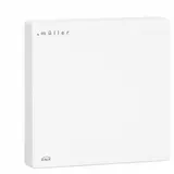 MÜLLER GS 40.01 knx KNX air quality controller CO2 air quality sensor / room climate controller | studio white | 80x80 mm
