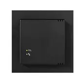 MÜLLER GS 47.11 knx RAL9005 deep black KNX air quality controller CO2/rH traffic light | deep black | 55x55 mm