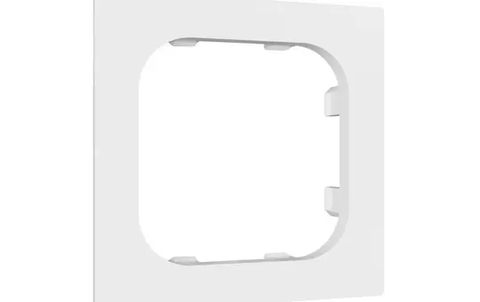 EKEY 203309 cadre xLine Simple poste, pour les plages d'interrupteurs de 55 mm | blanc