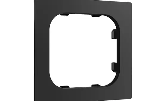 EKEY 203310 xLine cadre Simple poste, pour les plages d'interrupteurs de 55 mm | noir