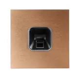 EKEY 204713 Fingerprint Set sLine for Gira 106 Bronze | black