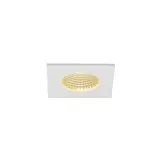 SLV 114431 Spot encastrable LED PATTA-I 3000K, carré, 38°, haut-parleur inclus | blanc mat
