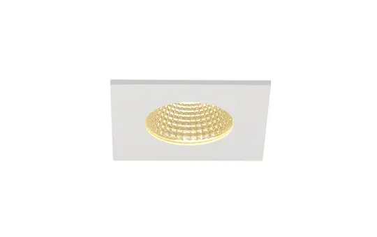 SLV 114431 Spot encastrable LED PATTA-I 3000K, carré, 38°, haut-parleur inclus | blanc mat