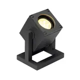 SLV 132835 Lampadaire extérieur CUBIX Ampoule simple, QPAR51, IP44, carrée, à économie d'énergie, 25 W | anthracite