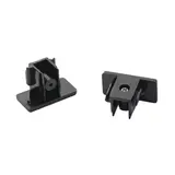SLV 143130 Embout de finition pour rail de montage HV 1~ SYSTEM 2 pièces | noir