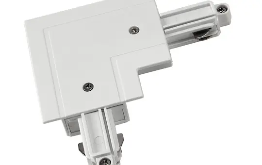 SLV 143251 Corner Connector for HV Mounting Rail 1~ SYSTEM Earth outside | white