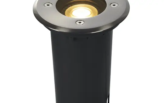 SLV 227680 Outdoor LED Ground Recessed Light SOLASTO GU10, 51mm, IP67, round, max. 6W | stainless steel