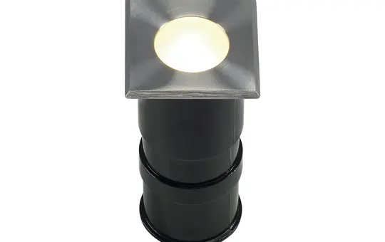 SLV 228342 Outdoor LED recessed floor light POWER TRAIL-LITE 3000K, IP67, square | stainless steel