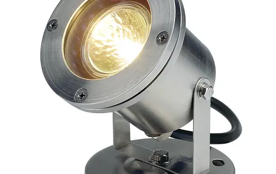 SLV 229090 Projecteur extérieur NAUTILUS QR-C51, IP67, max. 35 W | acier inoxydable