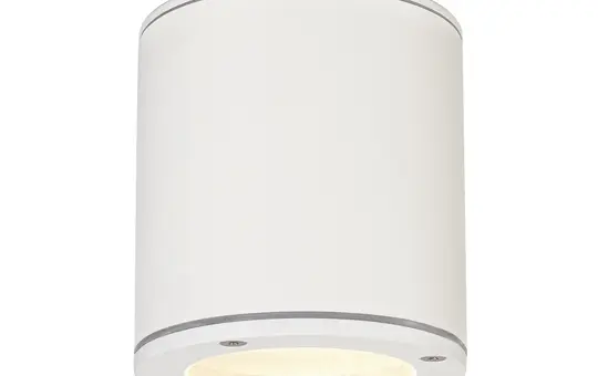 SLV 231541 Outdoor ceiling light SITRA TCR-TSE, IP44, round, max. 9 W | white