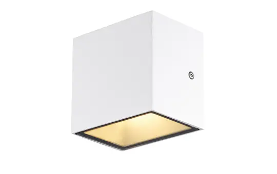 SLV 1005149 Outdoor LED Wall Surface Light SITRA CCT switch 3000/4000K | white | 11x11 cm
