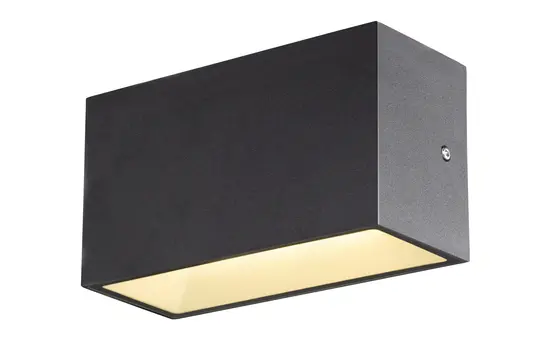 SLV 1005151 Outdoor LED Wall-Mounted Light SITRA CCT switch 3000/4000K | anthracite | 20 x 11 cm