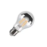 SLV 1005305 Ampoule LED A60, E27, tête miroir, 7,5 W, 2700 K, IRC 90, 180° | chrome