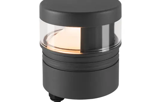 SLV 1007234 Tête de luminaire Polehead M-POL anti-éblouissement, 180°, 10 W, 700 lm, 2700 K, IRC 80 | anthracite