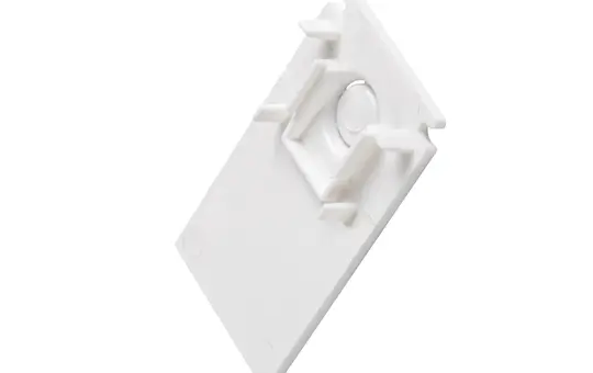 SLV 1006596 End cap for surface-mounted track 48V TRACK deep | white