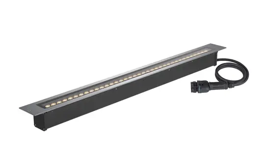 SLV 1007196 Recessed Floor Light DASAR 1200 34 W, 3000K, IP65/IP67, square | stainless steel