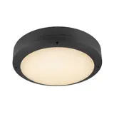 SLV 1007514 Outdoor Ceiling Light BULKHEAD 360, 20W, 830/840, IP65, IK10 | black