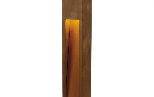 SLV 229411 Lampadaire d'extérieur RUSTY SLOT TC-DSE, IP44, max. 11 W | acier rouillé | 80 cm
