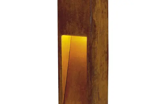 SLV 229410 Lampadaire extérieur RUSTY SLOT TC-DSE, IP44, max. 11 W | acier rouillé | 50 cm