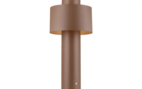 SLV 1008196 Lampadaire PHOTONI CYL POLE E27, 1 x max. 13 W | rouille | 45 cm