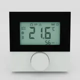 MÖHLENHOFF 137419 Room Control Unit LED, humidity sensor, glass | white