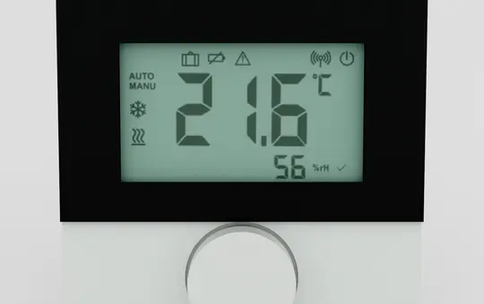 MÖHLENHOFF 135196a Room Control Unit Display, humidity sensor, design panel | white