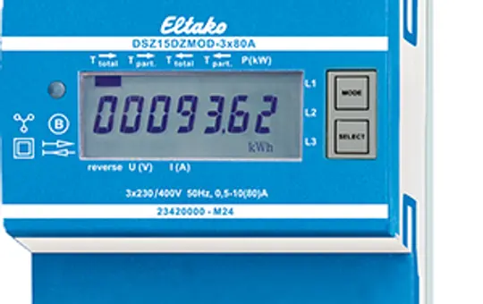 ELTAKO 28380516 Modbus bidirectional three-phase meter MID 3 x 80 A