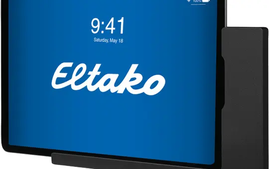 ELTAKO 30000102 Docking Station for iPads 1 inch, USB-C | black anodized aluminum