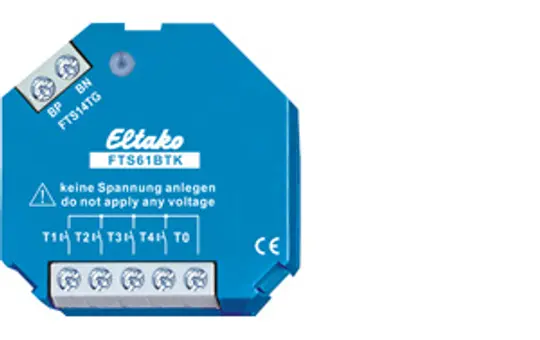 ELTAKO 30014064 Bus push-button coupler for 4 conventional pushbuttons