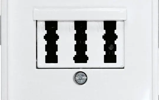 ELTAKO TAE55E/3-wg Couverture réseau tripler | blanc pur brillant