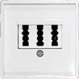 ELTAKO TAE55E/3-pg Couverture réseau tripler | blanc polaire brillant
