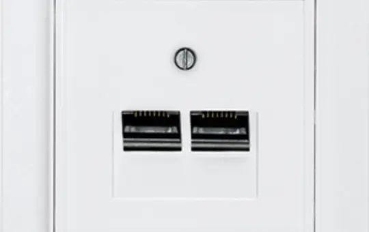 ELTAKO UAE55E/2-pm Network Coverage 2-fold | polar white matt