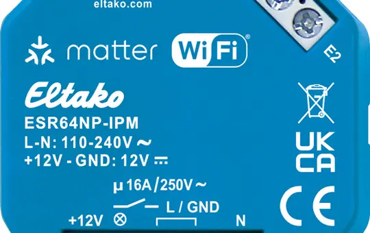 ELTAKO 30064015 Matte Impulse Relay Flush-Mounted 1S, not potential-free