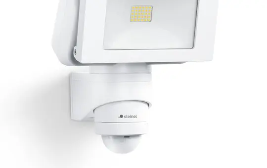 STEINEL 052553 Projecteur LED LS 150 S 14,7 W, 1486 lm, IP44, détecteur de mouvement | blanc
