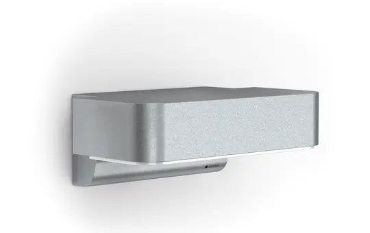 STEINEL 087555 Applique LED extérieure L 800 SC 7,5 W, 466 lm, IP44, détecteur de mouvement, Bluetooth | argenté
