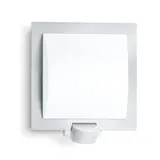 STEINEL 566814 Applique LED extérieure L 20 S 60 W, IP44, détecteur de mouvement | acier inoxydable