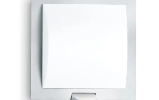 STEINEL 566814 Applique LED extérieure L 20 S 60 W, IP44, détecteur de mouvement | acier inoxydable