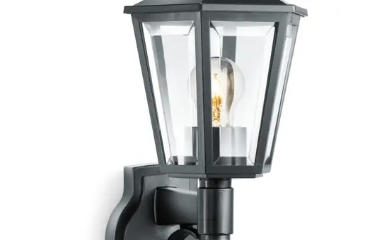 STEINEL 617813 Applique LED extérieure L 15 S 60 W, IP44, détecteur de mouvement | noir