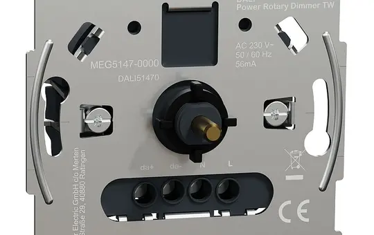 MERTEN MEG5147-0000 DALI dimmer insert TW with power supply