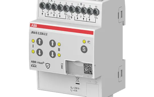 ABB JRA/S2.230.2.2 KNX Shutter Actuator 230 V 2-way, manual operation
