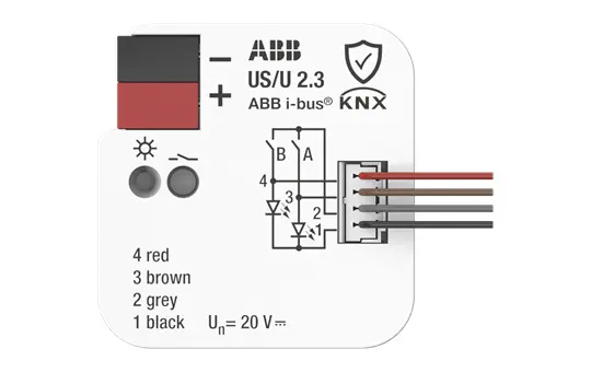 ABB US/U2.3 Interface universelle KNX 2 fois