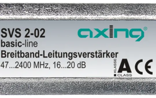 AXING SVS 2-02 Amplificateur SAT en ligne 16 - 20 dB