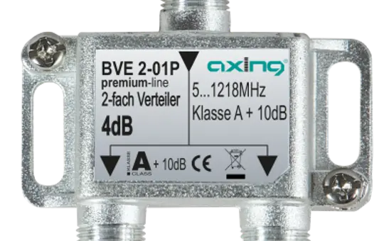 AXING BVE 2-01P CATV Distributor 1218 MHz 2-fold