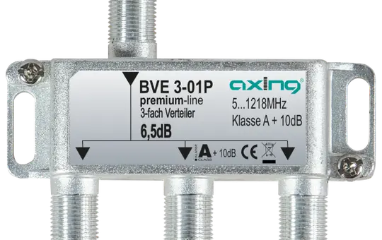 AXING BVE 3-01P CATV Splitter 1218 MHz triple