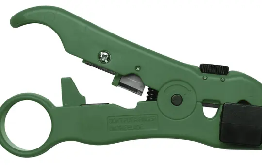 AXING BWZ 5-02 Universal Coax Stripping Tool with rotating interchangeable inserts