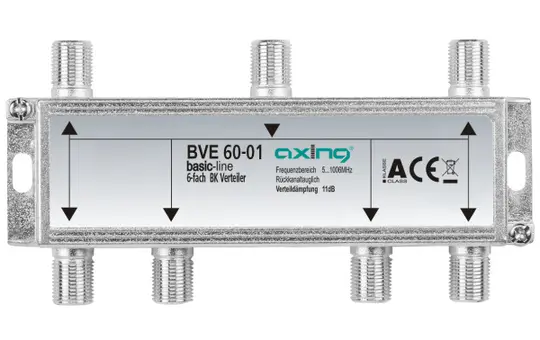 AXING BVE 60-01 CATV Distributor 1006 MHz 6-fold